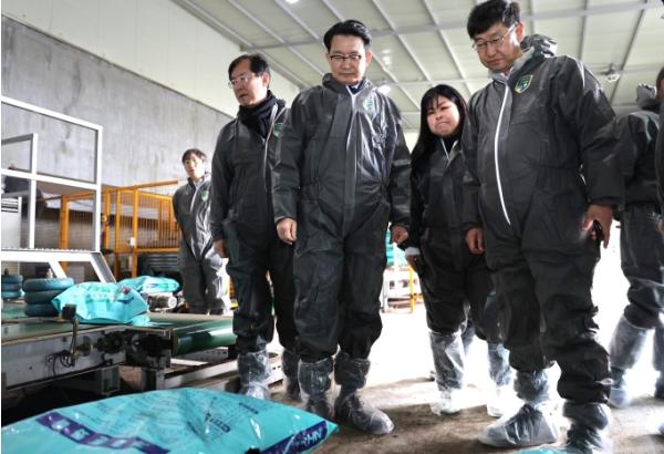 김종구 농식품부차관, 축산분뇨 자원화시설 현장 점검 및 양돈 산업 의견 청취