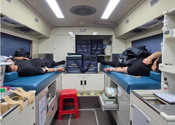 해양경찰교육원, ’생명나눔 헌혈행사‘ 실시