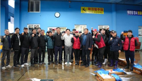 오영훈 지사, 모슬포서 민생소통…“유가 상승분 지원책 마련”