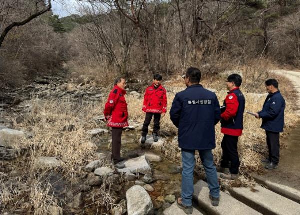 북부지방산림청, '마지막까지 놓치지 않는다' 산림계곡 불법 점용시설 점검 총력