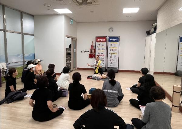울주군국민체육센터 4월 고객의 날 ‘심폐소생술 교육’ 운영