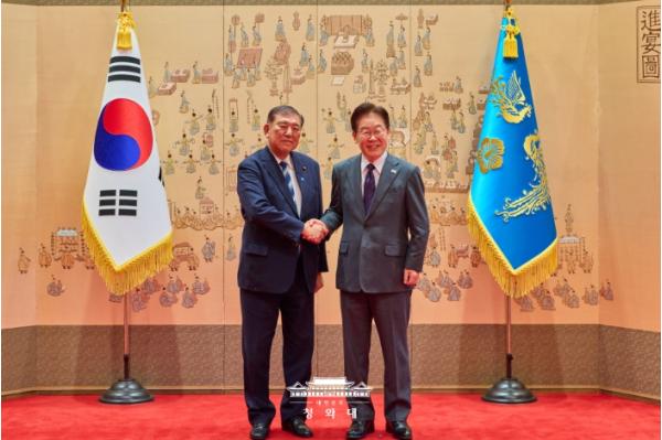 이재명 대통령, 이시바 시게루 전 일본 총리 오찬