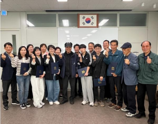 함안군 칠서면 문학회, 2026년 장학금 수여식 개최