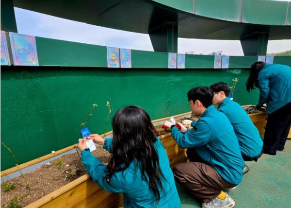 동두천양주교육지원청, 옥상 정원에서 ‘청렴의 숲’ 가꾸다